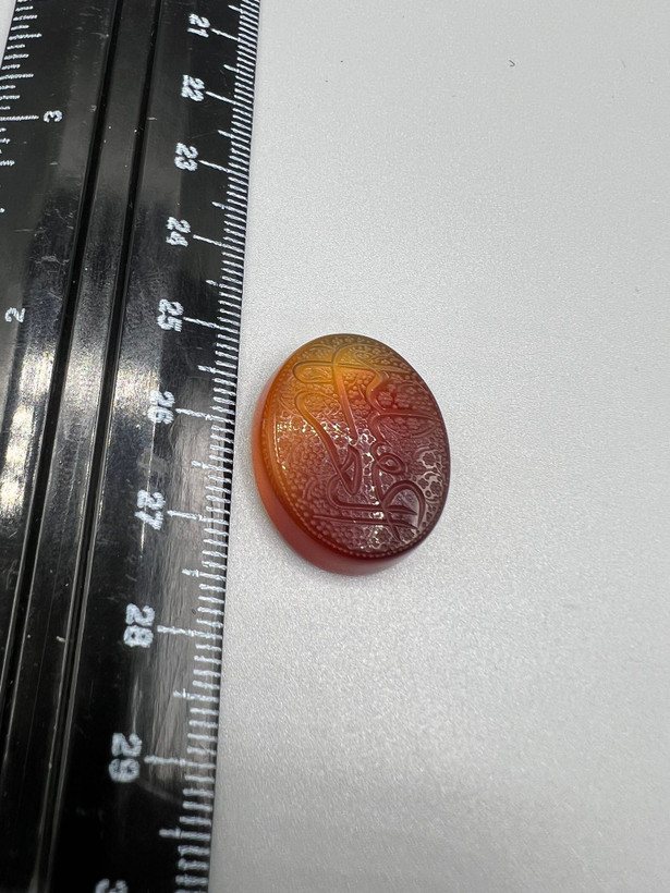 عقیق دورنگ خطی