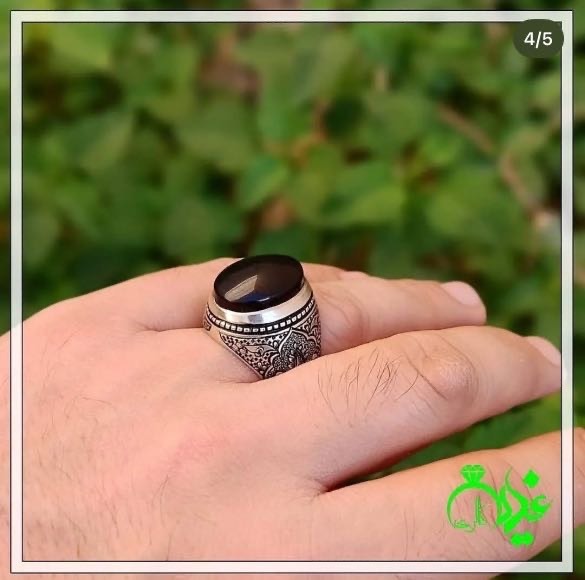 انگشتر عقیق جزع