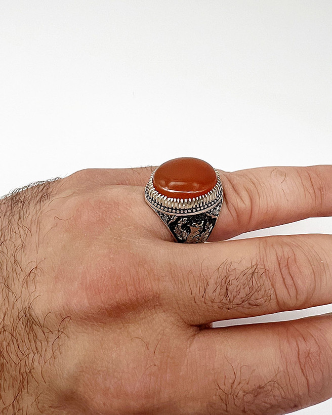 انگشتر عقیق یمنی