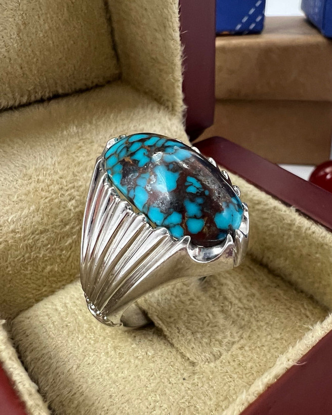 انگشتر مردانه فیروزه