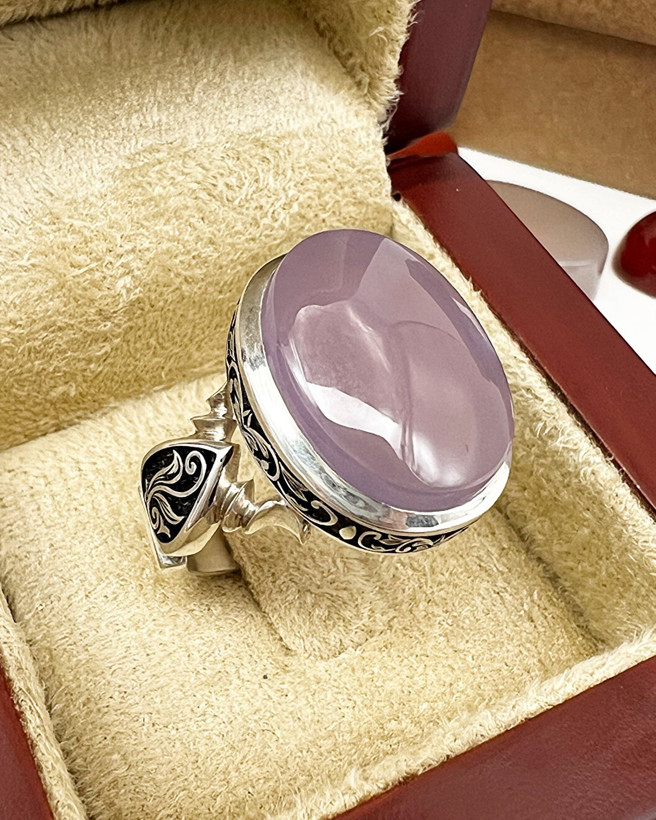 انگشتر عقیق یاسی