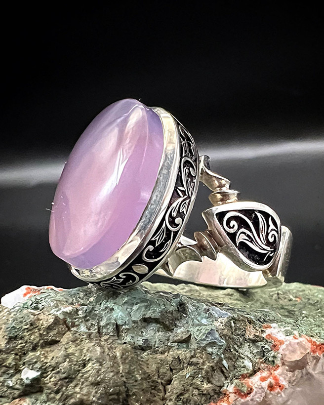 انگشتر عقیق سوسنی