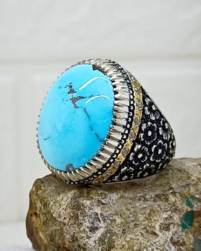 انگشتر فیروزه عجمی