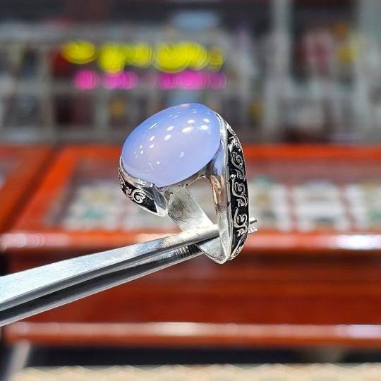 انگشتر اسپرت عقیق سوسنی