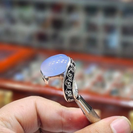 انگشتر عقیق سوسنی