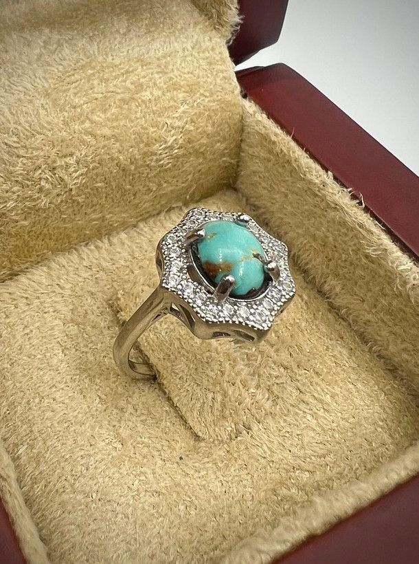 انگشتر زنانه فیروزه نیشابوری