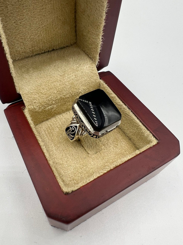 انگشتر عقیق جزع