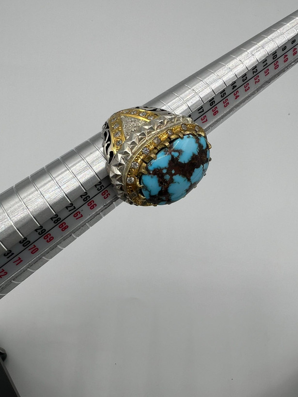 انگشتر مردانه فیروزه