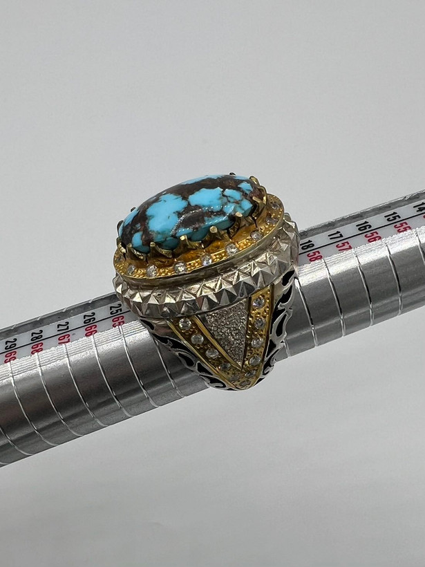 انگشتر مردانه فیروزه