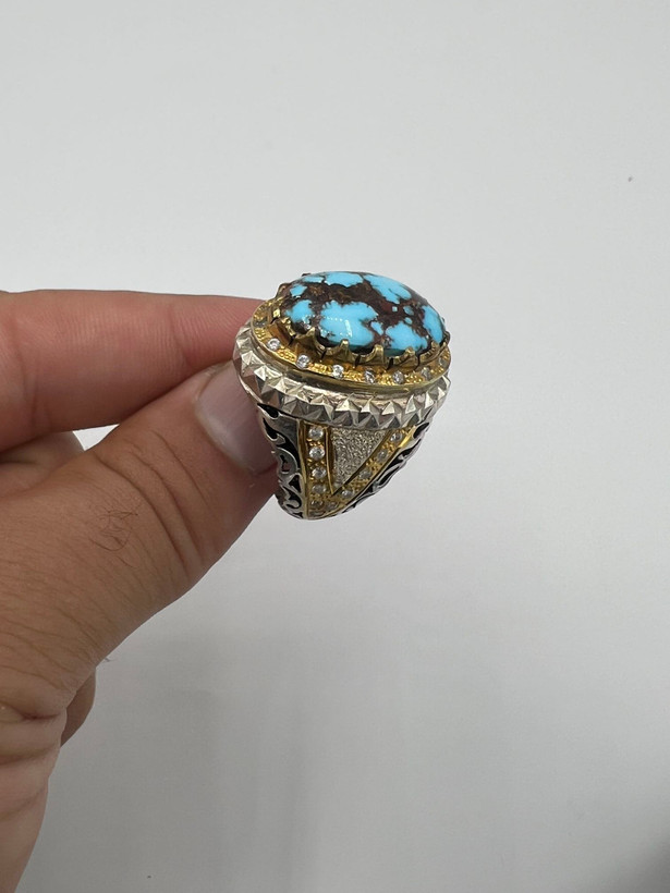 انگشتر مردانه فیروزه