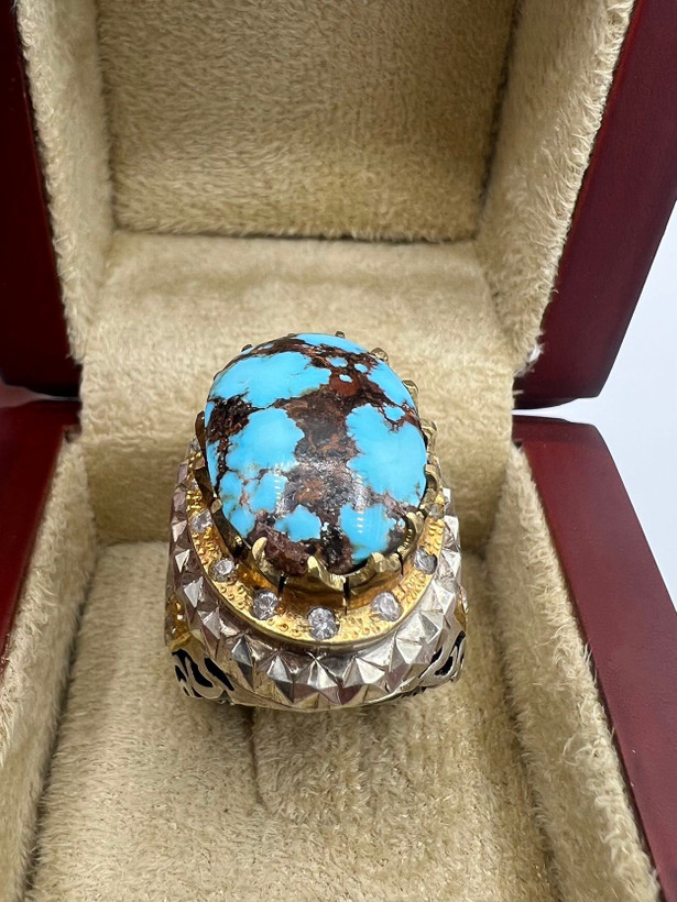 انگشتر مردانه فیروزه