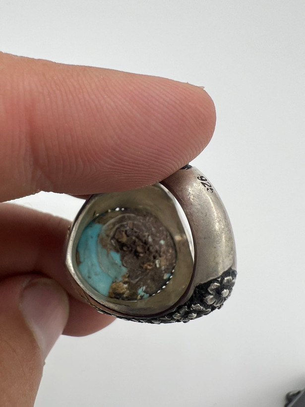 انگشتر فیروزه مردانه