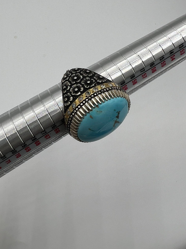 انگشتر فیروزه مردانه