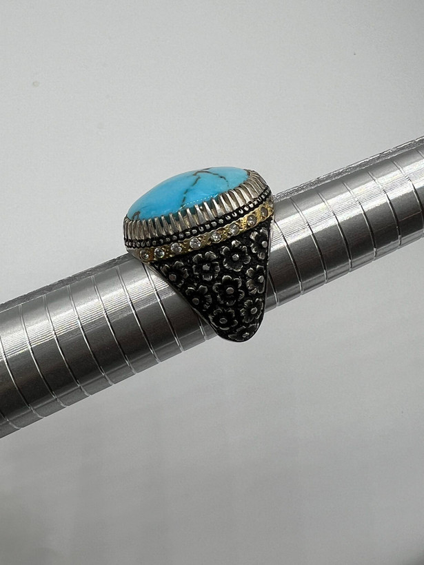 انگشتر فیروزه مردانه