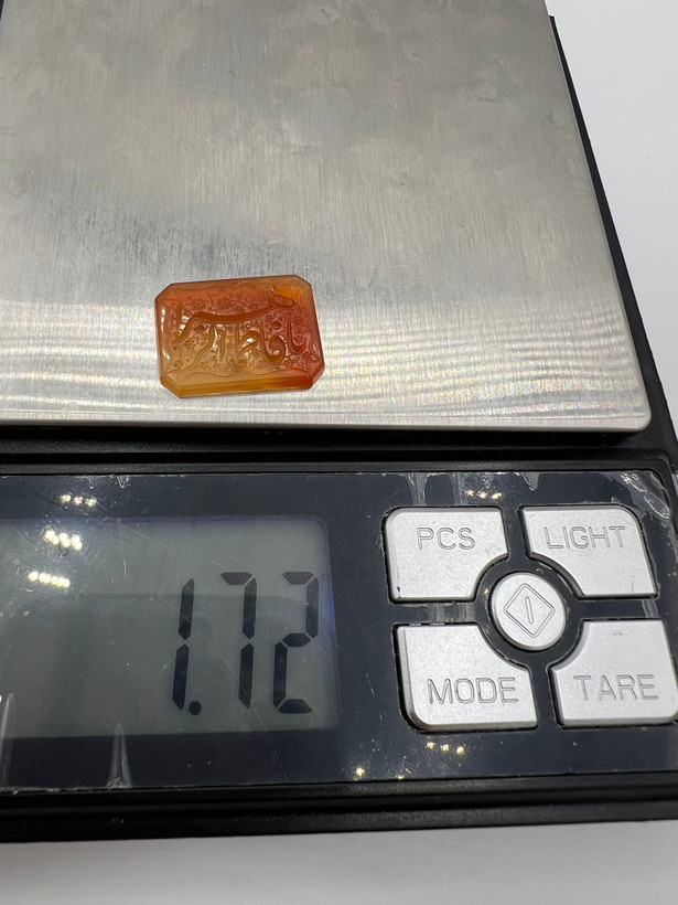 عقیق دورنگ خطی