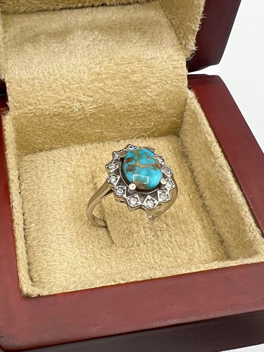 انگشتر زنانه فیروزه