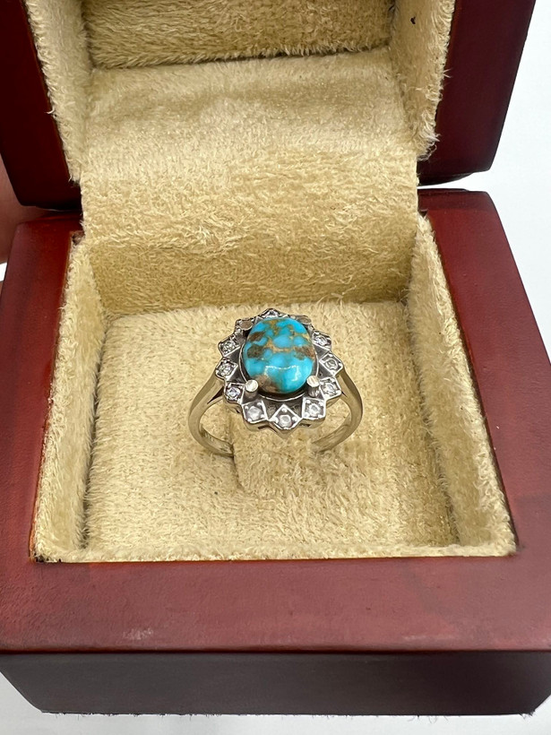 انگشتر فیروزه زنانه