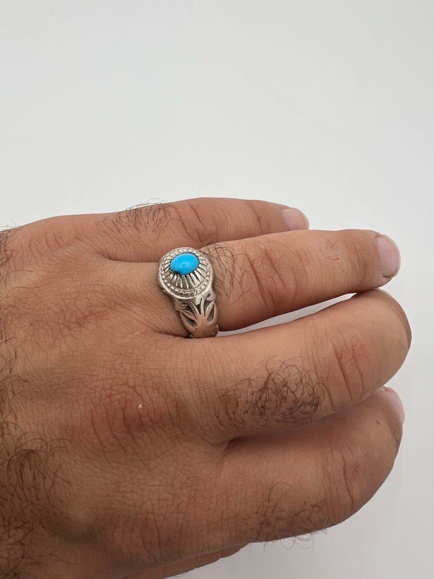 انگشتر فیروزه مردانه