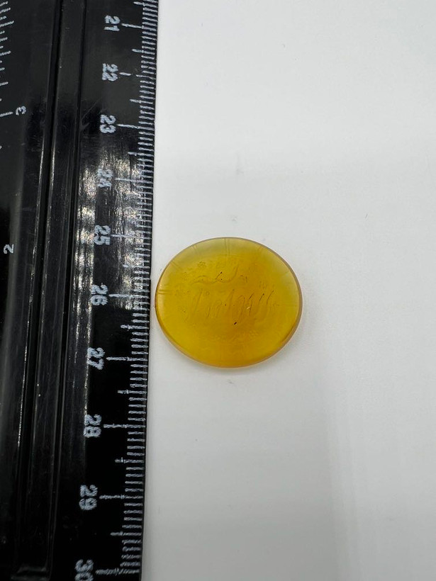 عقیق زرد خطی