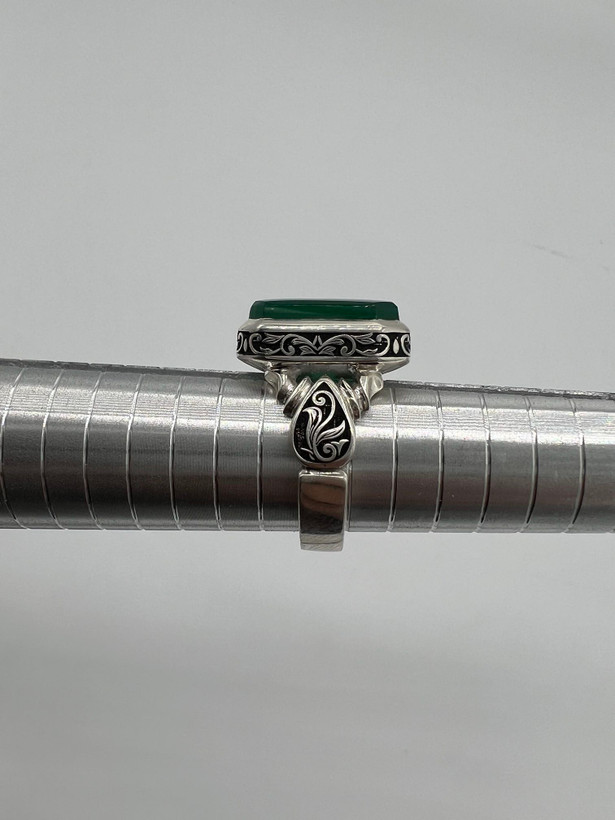 انگشتر عقیق سبز