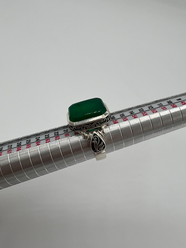 انگشتر عقیق سبز